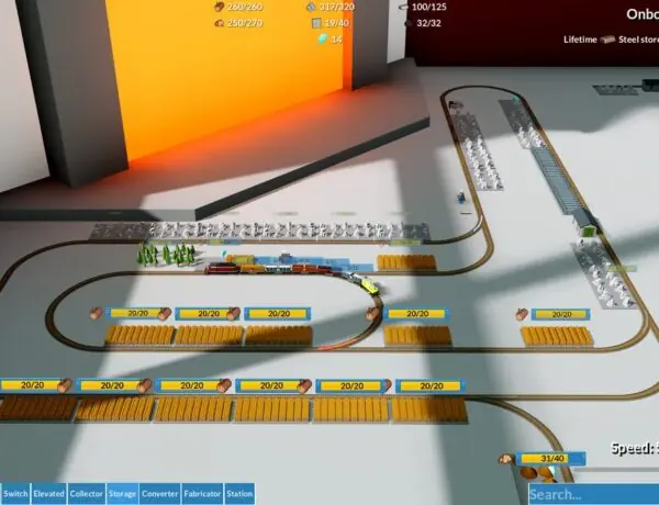 Lazy Train Game Hits Steam With Workshop Support and 25 Achievements