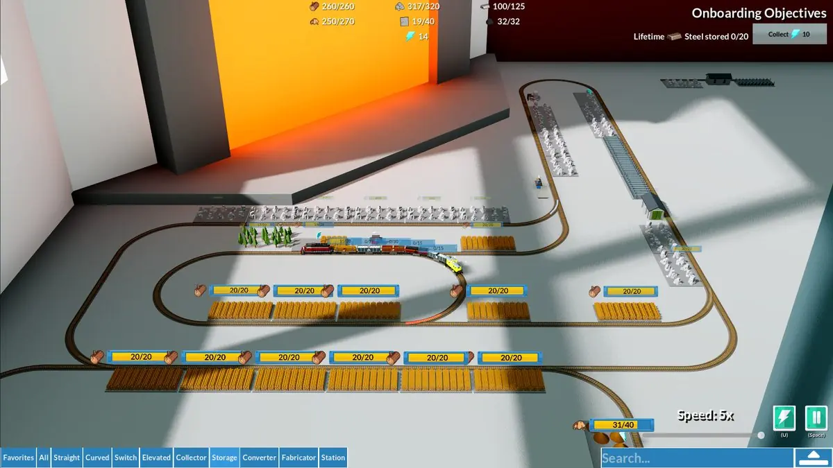 Lazy Train Game Hits Steam With Workshop Support and 25 Achievements