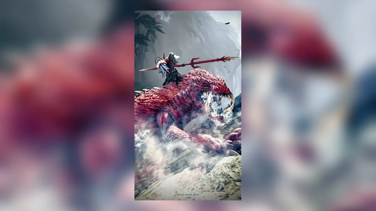 Monster Hunter Fan Art Featuring Odogaron Goes Viral on Twitter