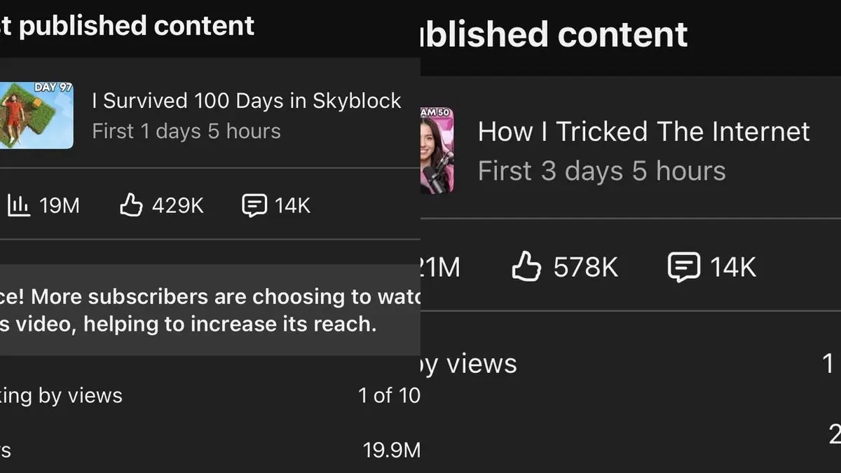 MrBeast's Gaming Content Gets Brutal 1/10 Rating in Viral Tweet