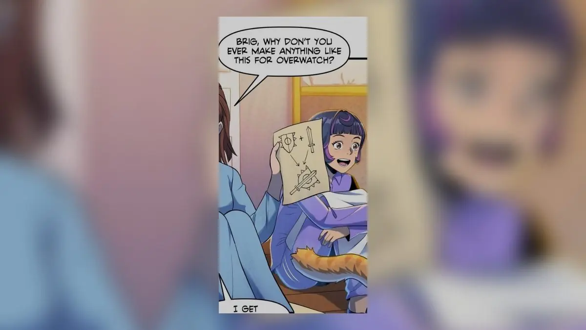 Overwatch Comic References Monster Hunter Charge Blade