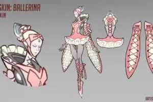 Overwatch Fan Creates Stunning Echo Ballerina Skin, Hopes for Blizzard Job