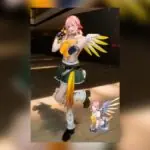 Overwatch Fan Creates Stunning Mercy Le Sserafim Cosplay Despite Technical Challenges