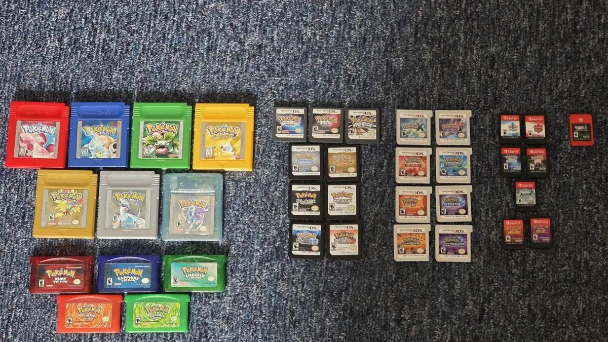 Pokémon Collector Scores the Ultimate Victory: Every Mainline Game Complete