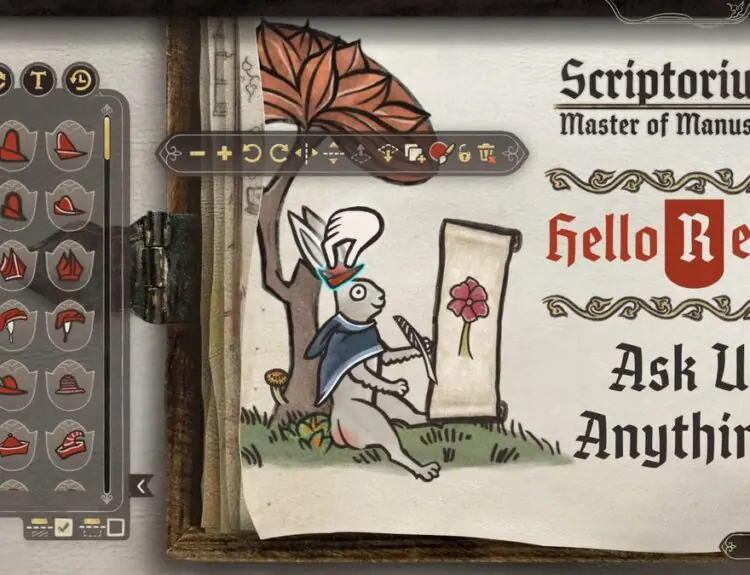Polish Indie's Medieval Manuscript Game Ditches AI for Hand-Drawn Art