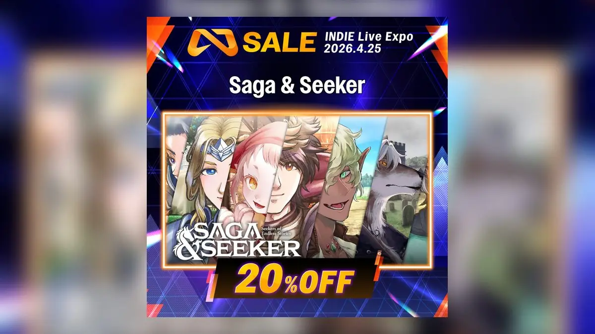 Saga & Seeker Gets 20% Discount For INDIE Live Expo 2026