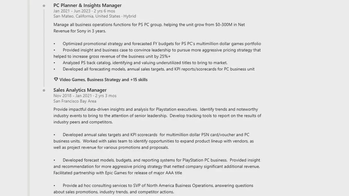 Sony's PC Gaming Strategy Generates $300M Revenue Over Three Years