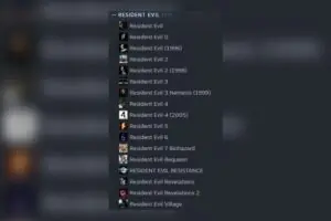 Steam Gamer Conquers Entire Resident Evil Collection