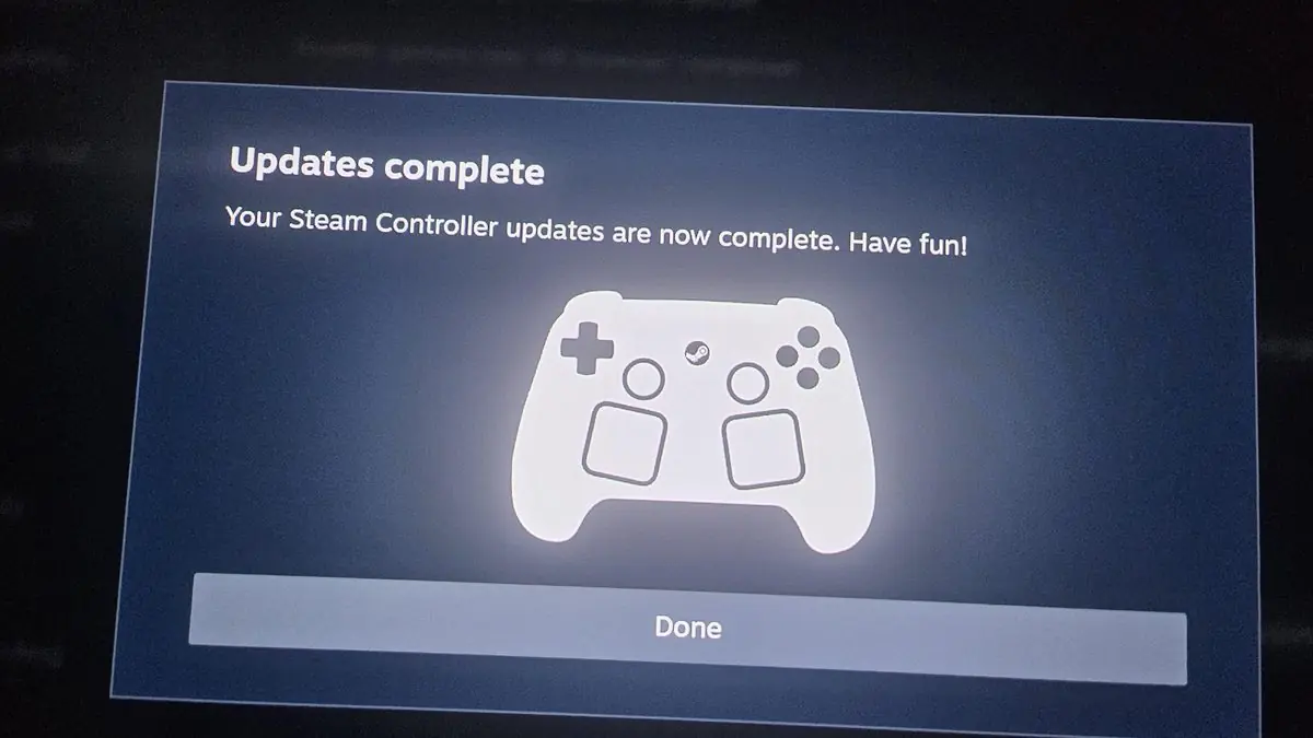 Steam OS Controller Update Wins Hearts With Personal 'Have Fun!' Touch