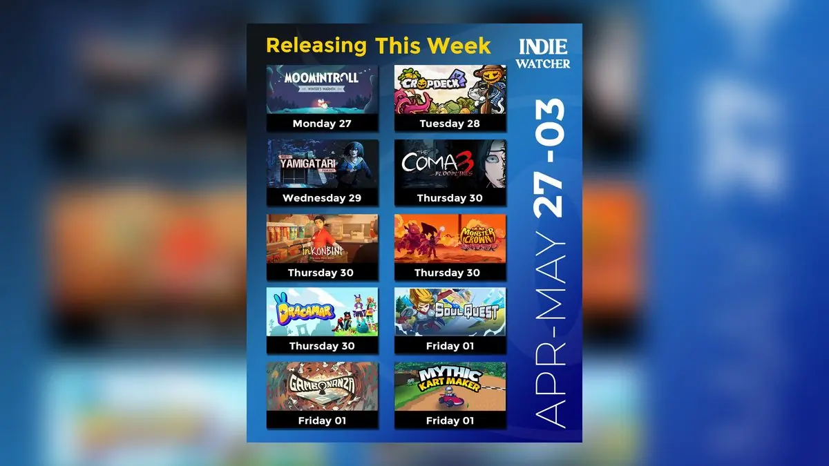 Ten Fresh Indie Games Hit Stores This Week